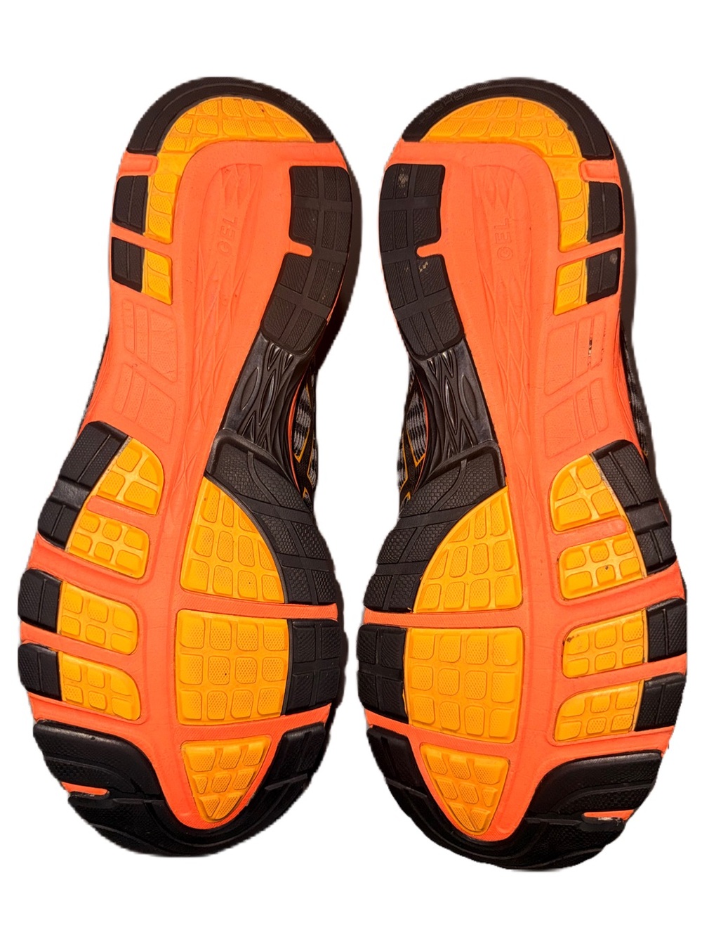 Asics DynaFlyte Running Shoes Men 12 DynaFoam Black Orange Accents EUC - Picture 7 of 7
